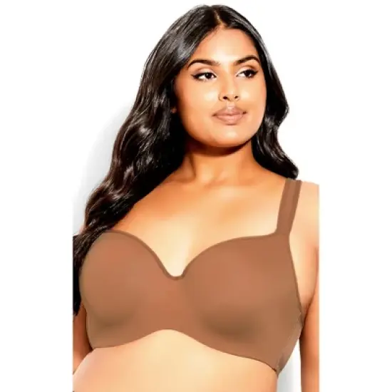 Women's Plus Size Fashion Balconette Bra - Bronze |  AVENUE image {13}