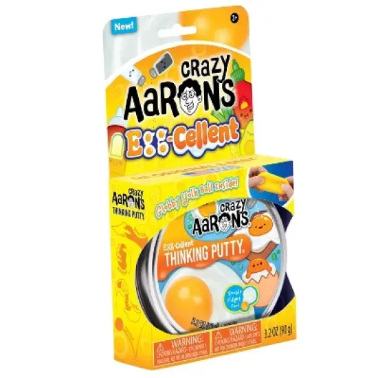 Crazy Aaron's Eggcellent 3.5" Thinking Putty Tin image {2}