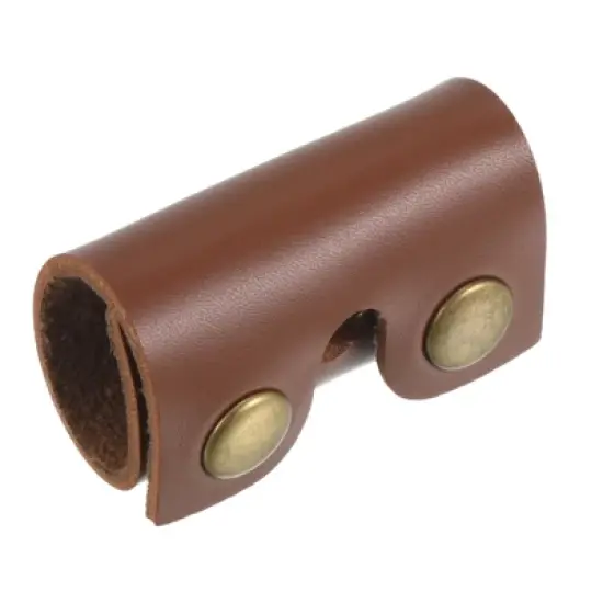 Unique Bargains Leather Double Edge Shaver Head Protecting Sheath for Travel image {7}