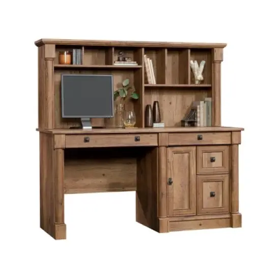 Palladia Computer Desk and Hutch -  Sauder image {18}