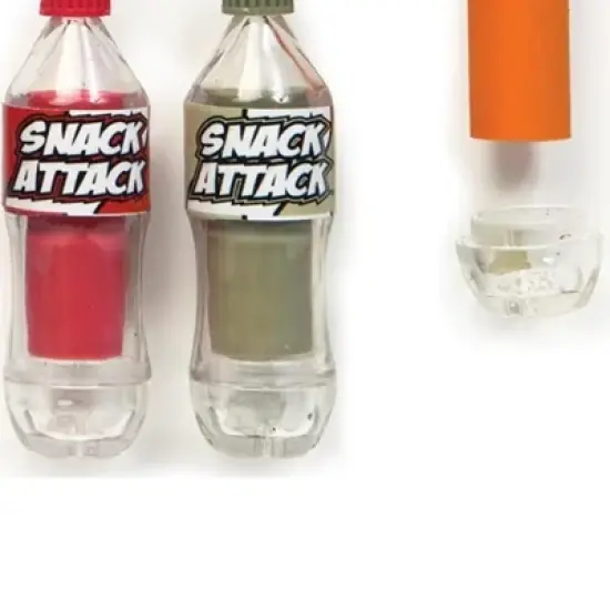 Fizzy Fun & Fresh Scents! Snack Attack Soda Bottle Erasers (6 Pack) image {1}