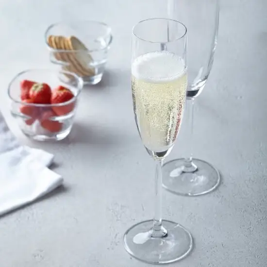 LEONARDO  Cheers Champagne Flute Glass, Set of 6, 7.4 Ounce image {4}
