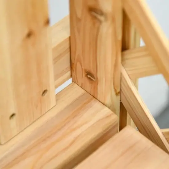 Resenkos Garden Bench, Patio Bench,Outdoor Garden Bench Arch Pergola with Natural Fir Wood Build, Protective Varnish Brown image {7}