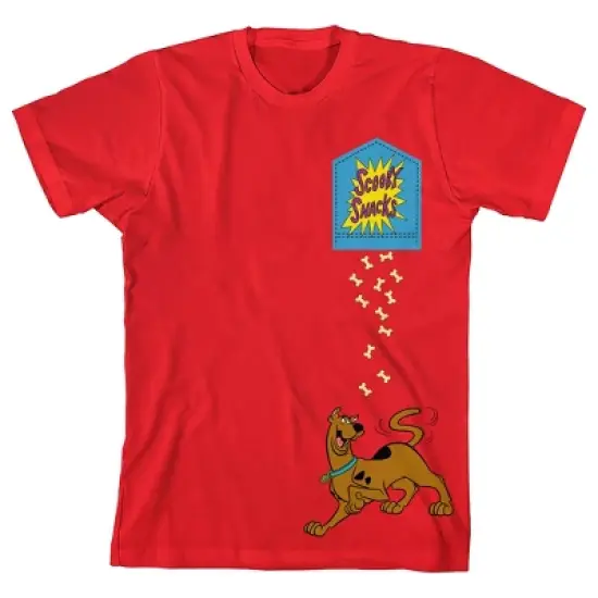 Scooby Doo Scooby Snacks Boy's Red T-shirt image {5}