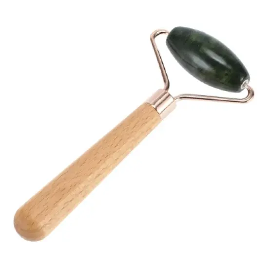 Unique Bargains Portable Facial Roller Deep Green 1 Pc image {3}