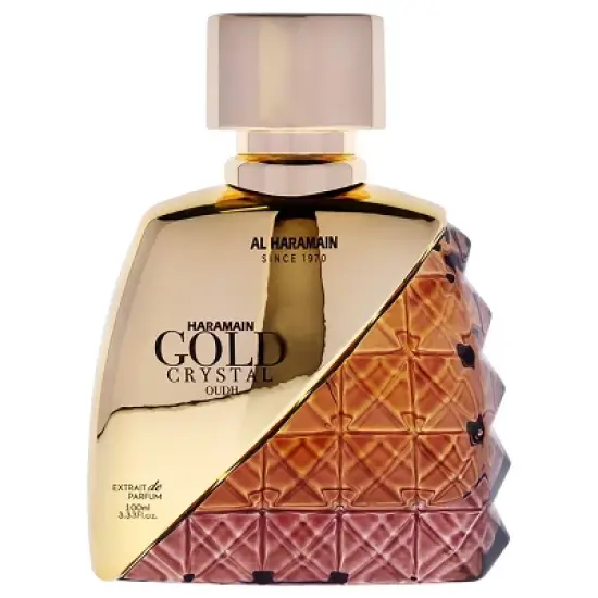 Al Haramain Gold Crystal Oudh Men's EDP Spray - 3.33 fl oz image {1}