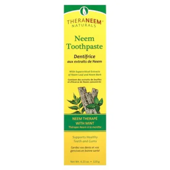 Organix South TheraNeem&reg; Naturals, Neem Toothpaste, Neem Therape with Mint, 4.23 oz (120 g) image {1}