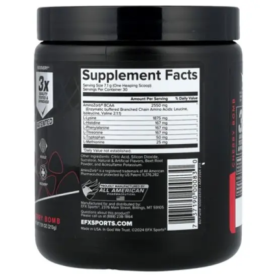 EFX Sports EAA, Cherry Bomb, 7.51 oz (213 g) image {1}