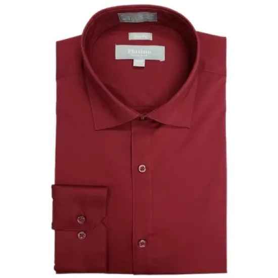 Men's Slim Fit Spandex Dress Shirt From Marquis image {9}