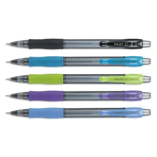 Pilot G-2 Mechanical Pencil 0.7mm Assorted 5/Pack 31776 image {1}