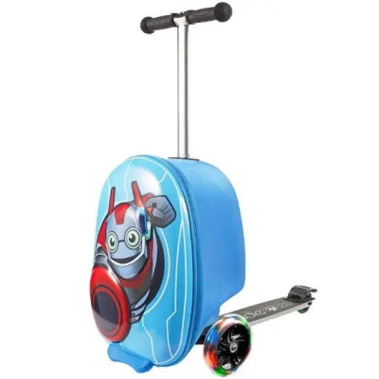 Kiddietotes Kids' Hardside Carry On Suitcase Scooter image {15}