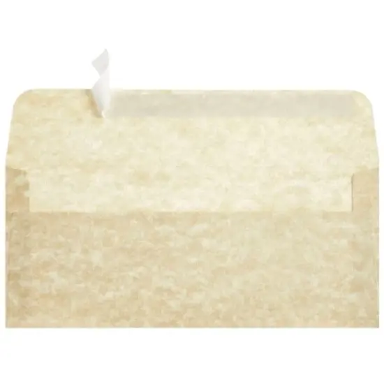 Sustainable Greetings 50 Pack #10 Parchment Business Envelopes with Self-Adhesive Strip for Mailing Letters, Invitations, 4 1/8 x 9 1/2 In image {7}