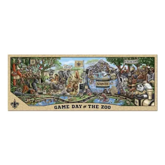 NFL New Orleans Saints Game Day at the Zoo 500pc Puzzle image {3}