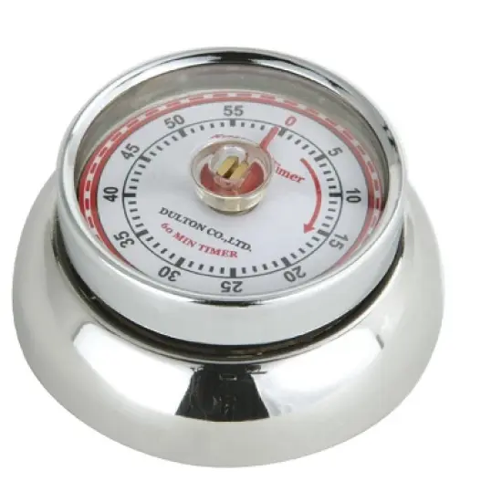 Zassenhaus Magnetic Retro 60 Minute Kitchen Timer, 2.75-Inch image {5}