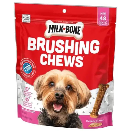 Milk-Bone Dental Original Mini Chew Dog Treat with Chicken Flavor - 18.9oz image {3}