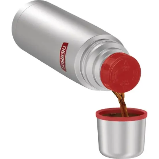 Thermos Stainless Steel Vacuum Insulated Coffee Travel Mug 25oz - Silver image {2}