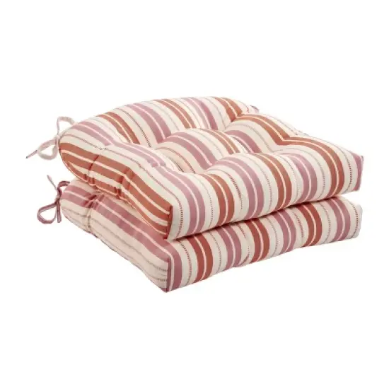 Rolston 2pc Indoor/Outdoor Tufted Seat Cushion Set - Haven Way image {8}