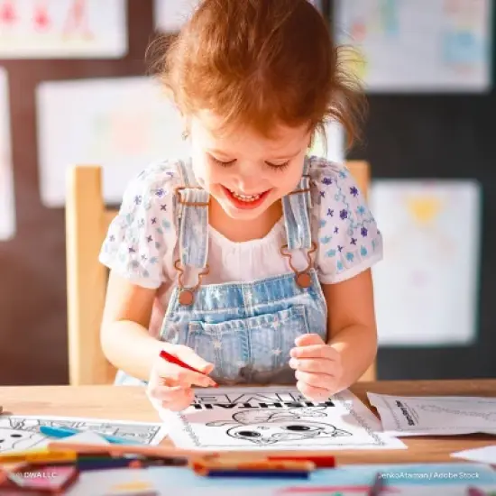 Gabby's Dollhouse Coloring Book with Crayons image {4}