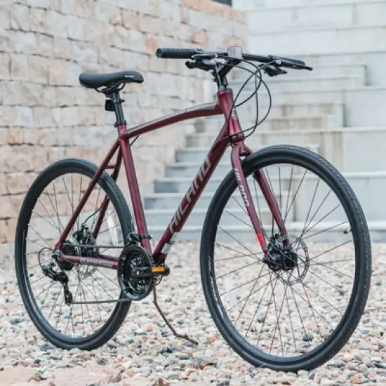 HILAND Clifford 700C Hybrid Bike, 21 Speeds Urban City Commuter Bicycle image {1}