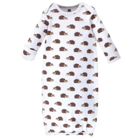 Hudson Baby Infant Boy Cotton Gowns, Hedgehog, Preemie/Newborn image {2}