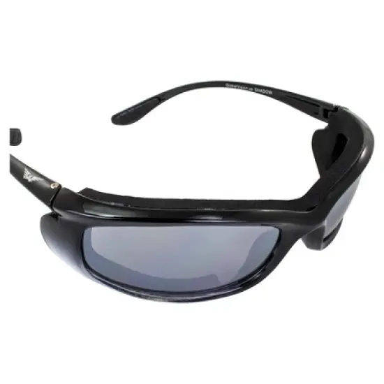 2 Pairs of Global Vision Eyewear Shadow Motorcycle Glasses with Clear, Flash Mirror Lenses image {7}