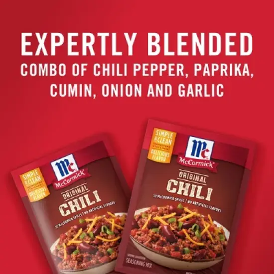 McCormick Chili Seasoning Mix Original - 1.25oz image {1}