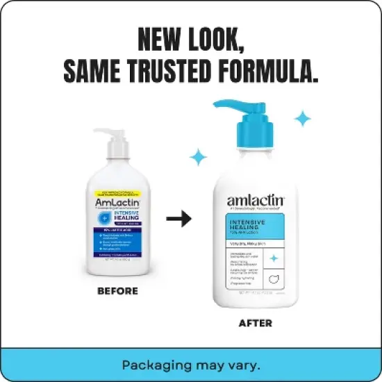 AmLactin Intensive Healing Exfoliating + Hydrating AHA Body Lotion - 14.1oz image {2}