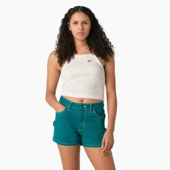 Dickies Women's Rib Knit Cropped Tank Top image {7}