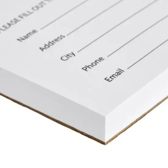 Juvale 2000 Raffle Ticket Sheets, Blank Entry Forms for Contests, School Events, White, 20 Pads image {7}