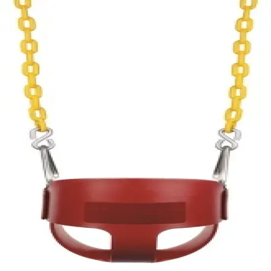 New Bounce Toddler/Baby Bucket Swing Seat - High Back Rust-Proof Swing image {2}