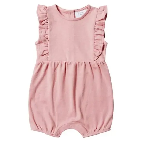 Stellou & Friends 100% Cotton Ruffle Romper for Baby & Toddler Girls image {5}