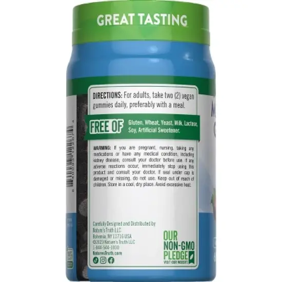 Nature's Truth Magnesium Glycinate Dietary Vegan Supplements Gummies - 60ct image {2}