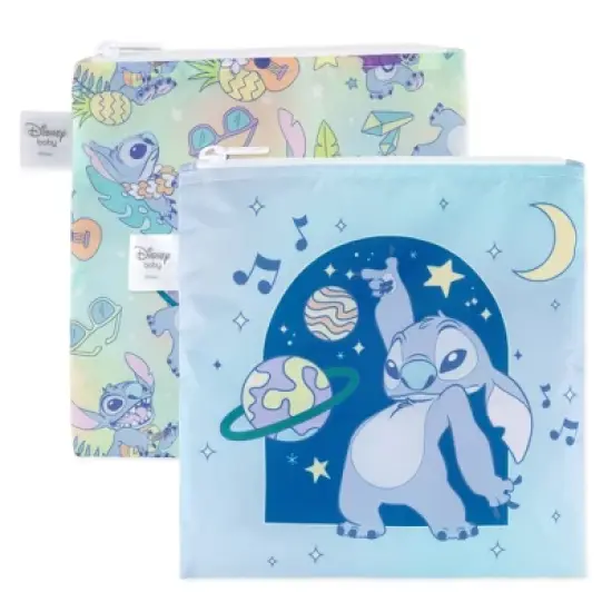 Disney Stitch Reusable Large Snack Bags - 2pk image {6}