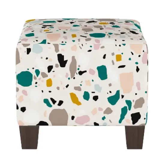 Annie Square Ottoman in Patterns - Skyline Furniture image {11}