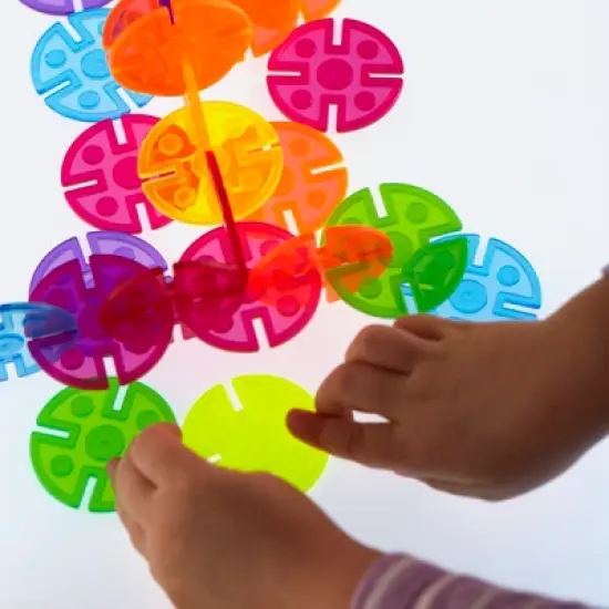 Guidecraft LED Activity Tablet: Light Up Tabletop Lightbox for Preschool | Kids Light Pad for Classroom and Playroom Sensory Learning Play Activities image {2}