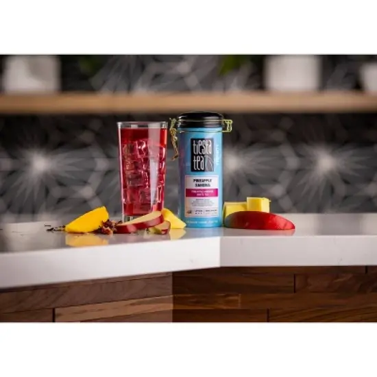 Tiesta Tea Pineapple Sangria, White Loose Leaf Tea Tin - 5.5oz image {1}