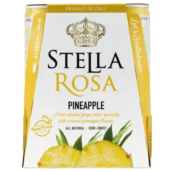Stella Rosa Pineapple Wine - 2pk/250ml Cans image {11}