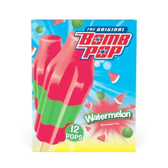 The Original Bomb Pop Frozen Watermelon Pops - 21oz/12ct image {6}