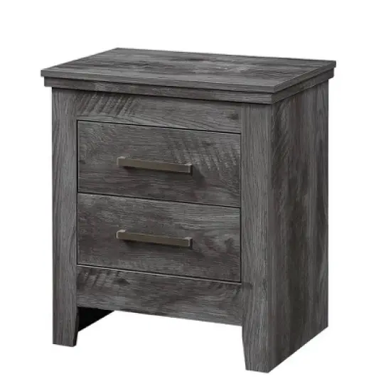 21" Vidalia Nightstand Rustic Gray Oak - Acme Furniture image {1}