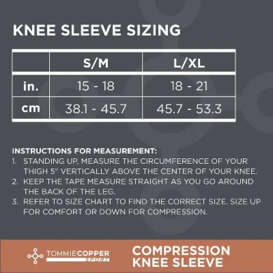 
Tommie Copper Compression Knee Support Sleeve image {4}