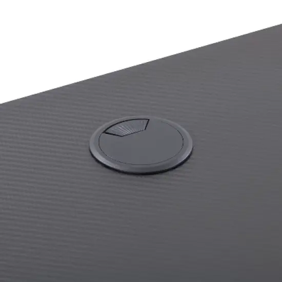 Conqueror Gaming Desk Black and Red - CorLiving image {7}