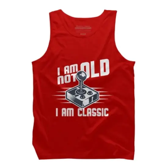 Men's Design By Humans I Am not Old I am Classic By nerdycorner Tank Top image {4}