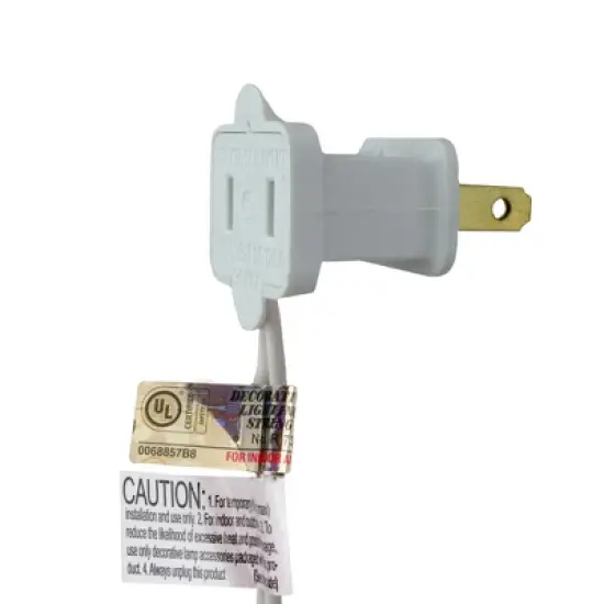 Northlight 300 Count Clear Mini Icicle Christmas Lights - White Wire image {4}