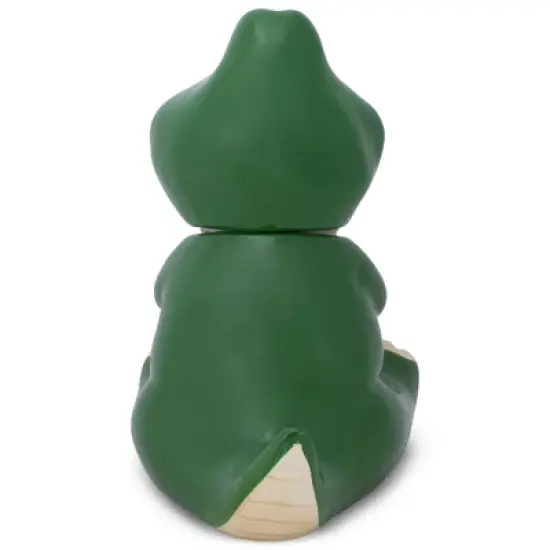 100 North Dolomite Ceramic 10 inch Everyday Cookie & Candy Jar with Airtight Lid: Kitchen Canisters, Pet Treat Containers, Tyrannosaurus Rex Dinosaur image {3}