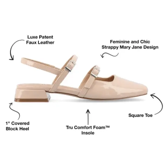 Journee Women's Gretchenn Flats image {7}