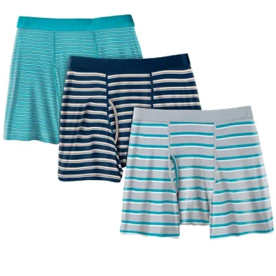 KingSize Men's Big & Tall Cotton Mid-Length Briefs 3-Pack Underwear image {10}