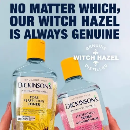 Dickinson's Enhanced Witch Hazel with Rosewater Alcohol-Free 98% Natural Formula Hydrating Toner - 16 fl oz image {10}