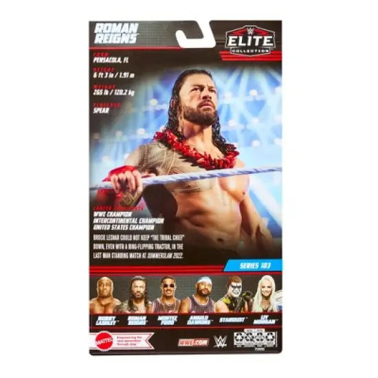 WWE Elite 103 Roman Reigns Action Figure image {1}