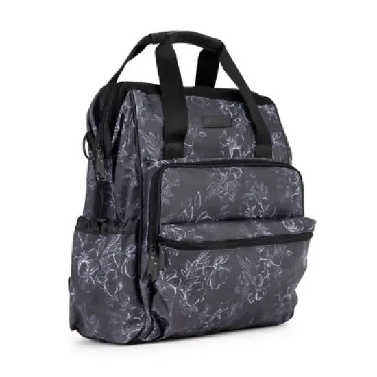 JuJuBe Dr Mom Multi-Carry Backpack Deluxe Diaper Bag - Floral Print image {1}