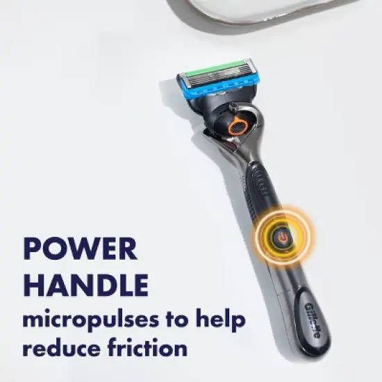 Gillette ProGlide Power Razor for Men - 1 Gillette Power Razor Handle + 1 Blade Refill image {4}